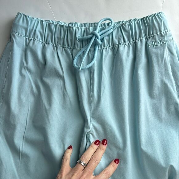 HUK Womens Blue Journey Roll Up Quick Dry Pants Size Small Fishing Boating Hike - Picture 5 of 15